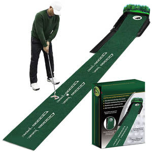 Tapis de putting de golf en gros avec système de retour automatique de balle, aide à l'entraînement, facile à assembler, pour intérieur et jardin - Product Image 1