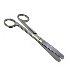 Ciseaux chirurgicaux médicaux Odontomed 2011 ODM-02-14E 5 1/2" à lame arrondie en acier inoxydable Classe I certifiés CE - Product Image 1