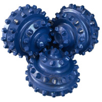Tricono IADC 537 De 6 1/4 pulgadas API Reg Tricone Bit utilizado para la perforación de pozos de agua de roca dura