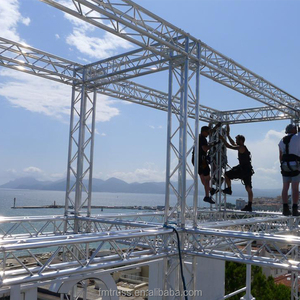 Trung Quốc Nhà Máy Giá 300X300 Mét 400X400 Mét Nhôm Kết Thúc Dòng Giàn Sử Dụng Nhôm <span class=keywords><strong>Truss</strong></span> Hiển Thị Chiếu Sáng <span class=keywords><strong>Truss</strong></span> Để Bán - Product Image 2