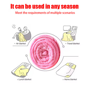 Nhà Sản Xuất Bán Buôn Tùy Chỉnh Trọng Mô Hình Rắn Flannel Mùa Đông Chăn Sọc Xu Hướng Thiết Kế In Chăn - Product Image 4