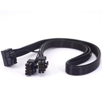 Cable Modular XPG ATADA de 600W, 90 Grados, PCIe 5.0, 12VHPWR Tipo 4, Cable de Alimentación para PSU, 2 Conectores de 8 Pines a 16 Pines ATX3.0, Compatible con RTX3090Ti RTX4090