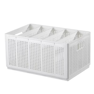 Clothing Organizer Storage <b>Basket</b> Rectangle Foldable Space Saving For Wardrobe Drawer - Product Image 5