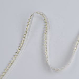 Cinta de encaje trenzada de hilos dorados y plateados de alta calidad, personalizada, venta al por mayor, 2023 - Product Image 4