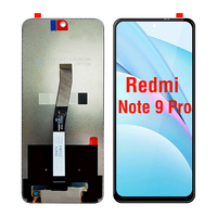 Layar LCD TFT OEM Ponsel Terlaris untuk Xiaomi Redmi Note 9 Pro 4G, Pengganti Layar Incell