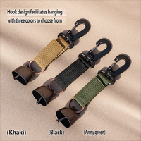 Clochette anti-ours pour la randonnée en extérieur, sangle de sac à dos à fixation rapide pour le camping et le trekking, clochette d'avertissement anti-ours pour l'exploration