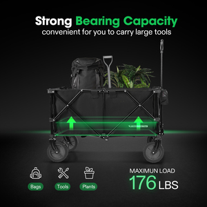 Ağır kapalı açık katlanabilir katlanır vagon - Product Image 2