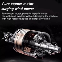 Soplador de Hojas Eléctrico Industrial XTXS de Alta Potencia con Cable, Motor sin Escobillas, Aspiradora de Polvo para Interiores, Garantía de 3 Años