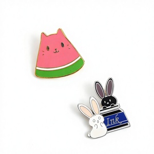 Custom Design Gold-Plated Zinc Alloy Casting Enamel Pins & Badges for New Year Parties Holiday Decoration - Product Image 6