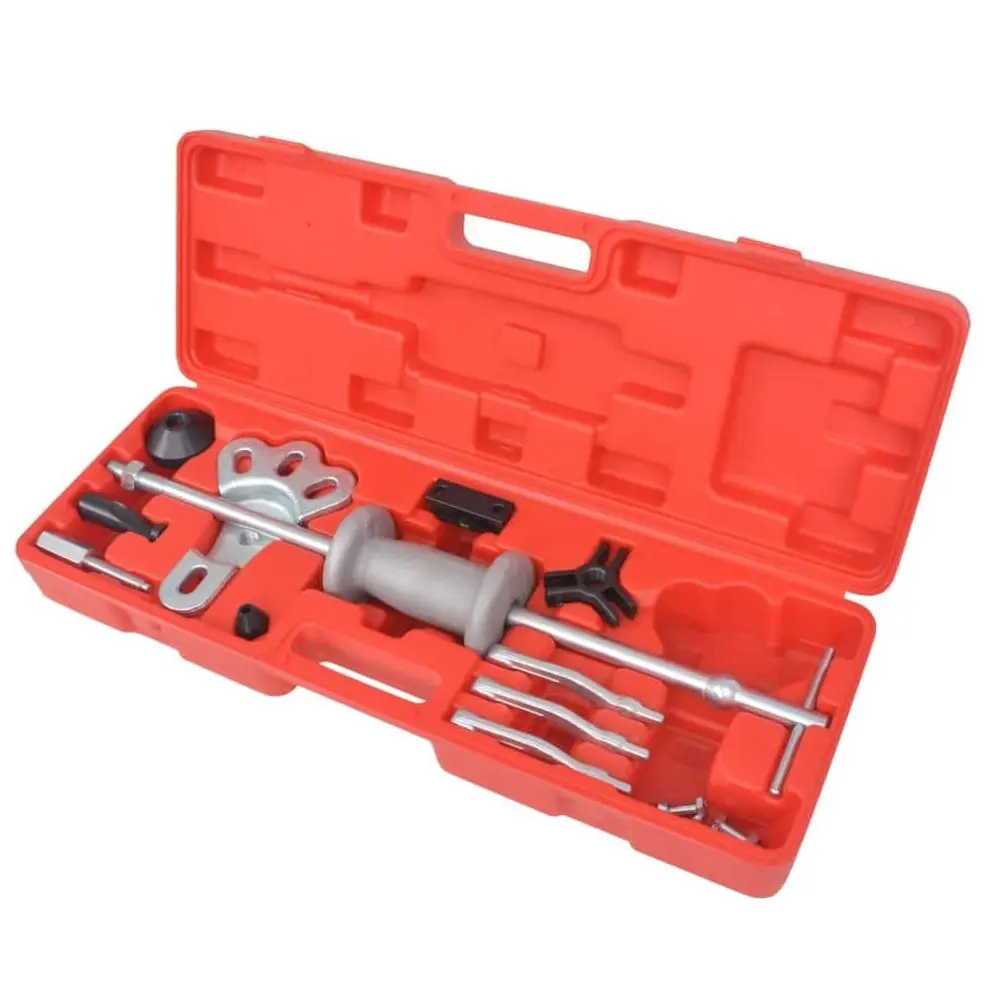 Hochleistungs-Dent Puller Gleit hammer Auto Body Repair Tool Kit Schraubens chl üssel adapter Achslager-Naben satz