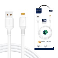 Câble de données pour téléphone 1M/2M, nouveau, 150W, avec transfert de données, compatible avec iOS et Android, type-C, câble de charge rapide 6A