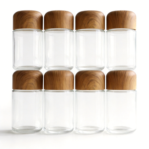 Frasco de vidrio CR a prueba de niños para pastillas y tabletas con tapa de doble rosca resistente, 1oz 3.5g 20dram 90ml - Product Image 5