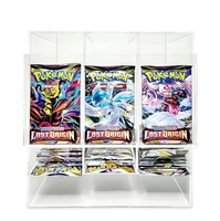 Distributeur de boosters en acrylique OEM pour les magasins de cartes à collectionner Pokémon