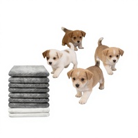 Vente en gros de coussinets absorbants jetables pour chiens, en charbon de bambou, épaissis, à forte absorption des odeurs, motif trèfle à quatre feuilles, pour post-opératoire