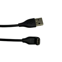 Kabel USB 2.0 Pengisian Cepat Grosir HL 1M PVC TPE Silikon Kepang Konduktor Tembaga Murni untuk Smart Watch iPhone Garmin Fenix