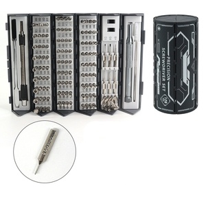 Kit de tournevis magnétique manuel 128-en-1 pour réparation de téléphones portables et travaux manuels domestiques, avec étui rigide et mini embouts de précision - Product Image 3