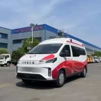 Vehículo Médico de Emergencia para UCI, Venta Directa de Fábrica, Ambulancia Económica, LHD/RHD, Diésel/Gasolina, Vehículo de Traslado de Pacientes