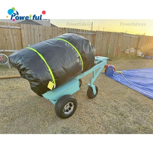 移动式充气蹦床电动手推车简易汽车拖车手推式托盘车适用于充气游戏 - Product Image 5