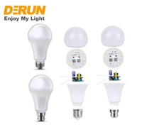 Skd Luz de alta potencia E27 B22 Base 5W 9W 12V 15W Bombilla Led T Piezas de materia prima Bombillas LED A SKD A60,