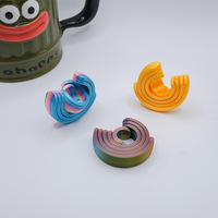 Juguete Cinético Antiestrés de 5 Anillos Impreso en 3D Personalizado de PLA, Adorno Creativo