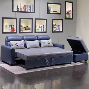 <strong>Small</strong> Apartment Foldable <strong>Sofa</strong> Bed Multi-functional Modern Living Room Three Cloth <strong>Sofa</strong> - Product Image 4