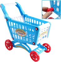 Ensemble de jeu de chariot de caddie de cible comprenant des accessoires de magasin de fruits et légumes de nourriture d'épicerie