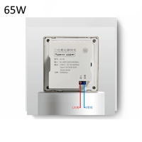 Chargeur mural super rapide 65W à 3 ports USB Type A+C, prise murale universelle multi-ports, adaptateur de prise pour téléphone portable AC110-240V