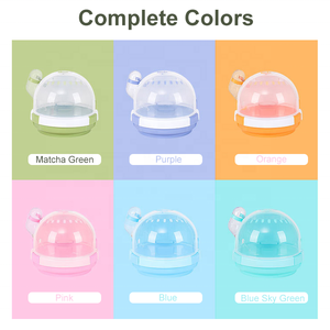 Kuşlar <span class=keywords><strong>hamster</strong></span> için sıcak satış taşınabilir şeffaf plastik küçük hayvan kafesi - Product Image 4