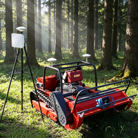 Tondeuse à gazon chenillée 4 temps diesel 1000S, fabriquée en Chine, robuste tout-terrain avec GPS intégré pour terrains accidentés et collines – Meilleures ventes