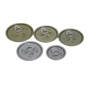 TFS SPTE #211 #300 #307 #401 Easy Open Ends EOE Tinplate Lids Wholesale Manufacturer Custom Lids for Empty Cans Canned Meat