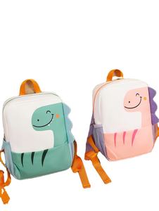 Sac à dos pour enfants PLAYMAX 3D dessin animé unisexe écologique imperméable mignon petit dinosaure design sac à dos scolaire à dos souple - Product Image 4