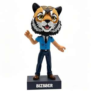 Su misura testa di <span class=keywords><strong>tigre</strong></span> <span class=keywords><strong>immagine</strong></span> testa di Bobble bambola realistica resina artigianale corpo umano stampo per la collezione di Souvenir o regali - Product Image 5