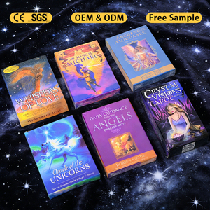 Vente en gros de cartes de tarot illustrées personnalisées en cristal, de la célèbre série Healing Crafts Famous Oracles, pour cadeaux - Product Image 4