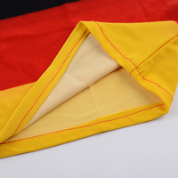 Housse de capot/retroviseur de voiture en polyester imperméable avec motif fanion