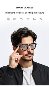 แว่นตาอัจฉริยะ AI พร้อมกล้อง ไฟฉาย บันทึกวิดีโอ เครื่องเล่นเพลง <span class=keywords><strong>แปล</strong></span><span class=keywords><strong>ภาษา</strong></span>ด้วย AI โทรผ่านบลูทูธ แว่นตากีฬา กล้อง 200W - Product Image 3