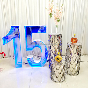 Factory Direct Stainless Steel Fish Scale Shaped Dessert Table Exclusive for Small Wedding and Party <b>Cakes</b> - Product Image 3