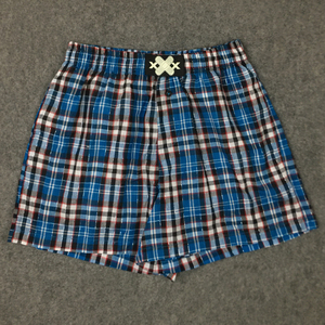 Pantalones <span class=keywords><strong>Aro</strong></span> de Tela Tejida a Cuadros de Algodón - Pantalones Casuales Holgados y Cómodos, Transpirables - Product Image 4