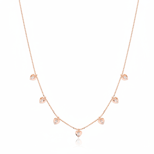 Heart Design Jewelry Wholesale Handmade 925 <b>Silver</b> Sterling Necklace Jewelry Trendy Designs - Product Image 2