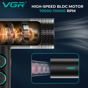 VGR Professional High-Speed BLDC <strong>Hair</strong> <strong>Dryer</strong> PRM11000+ V-401 Ionic for Salon &amp; Household Use Electric Motor for <strong>Travel</strong> - Product Image 4
