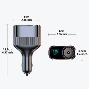4in1 148W 1USB 1อะแดปเตอร์2type-c จอแสดงผล LED QC สำหรับ iPhone 16/15/14Pro MAX iPad ตัวเลือกสูงสุดสำหรับของขวัญรถชาร์จได้อย่างรวดเร็ว - Product Image 6