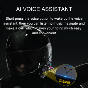 Gran oferta de auriculares para motocicleta, intercomunicador Bt con casco de Radio Fm, auriculares Bt 5,3, auriculares impermeables para exteriores - Product Image 4