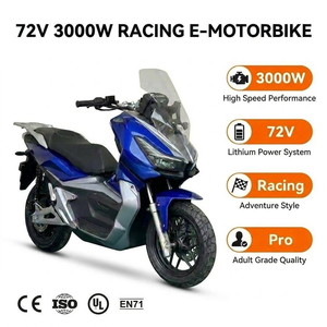 Motocicletta Elettrica 72V 3000W Stile Racing con Batteria al Litio per Adulti - Product Image 1