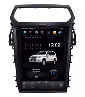 Radio Tesla con Pantalla Vertical de 12.1 Pulgadas, Reproductor de DVD Android para Automóvil, para Ford Explorer 2013 2014 2015 2016, Navegación GPS para Automóvil, Video para Automóvil