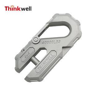 ऑफ-रोड वाहन विनच गाइड टो हुक एल्यूमीनियम रिसेस्ड विनच शॉकल किट के साथ - Product Image 4