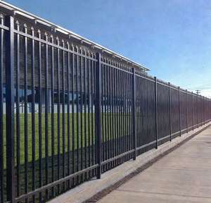 Cercas de WPC de Alta Resistencia y Bajo Costo para Jardines, Paneles de Cerca de Hierro Forjado Sintético de 7 pies, Estilo Australiano Residencial, Modelos de Muestra en 3D - Product Image 5