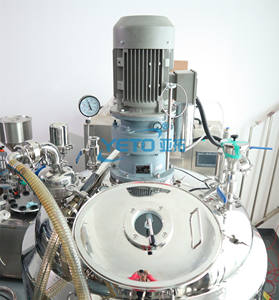 उच्च शीयर स्टेनलेस स्टील वैक्यूम एमुलुसिफायर मिक्सिंग रिएक्टर 100-1000l के लिए चेहरे क्रीम शरीर लोशन कॉस्मेटिक पेस्ट - Product Image 3