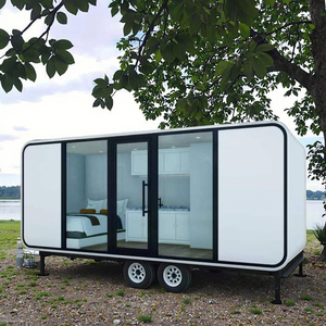 Nueva Cápsula de acero prefabricada de lujo portátil desmontable de 20 pies y 40 pies cabina casa apartamento USO DE Hotel al aire libre instalación rápida - Product Image 5