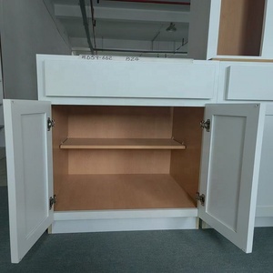 Juego <span class=keywords><strong>de</strong></span> Gabinetes <span class=keywords><strong>de</strong></span> Cocina Clásicos Americanos <span class=keywords><strong>de</strong></span> Madera Maciza Gris, Estilo Moderno RTA, Diseño <span class=keywords><strong>de</strong></span> Gabinetes <span class=keywords><strong>de</strong></span> Cocina <span class=keywords><strong>de</strong></span> Madera Blanca Estilo Shaker - Product Image 5