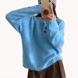 Pull en tricot décontracté et polyvalent, style doux, nouvelle arrivée automne-hiver, mode féminine, nouvelle arrivée en tricot - Product Image 5