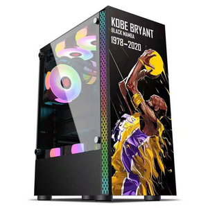 2025 nuevo estuche blanco para juegos, estuche Atx para juegos de computadora y gabinete de vidrio templado de <span class=keywords><strong>torre</strong></span>, estuche Micro Atx para reproductor de juegos - Product Image 3
